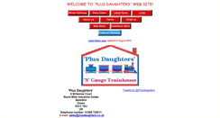 Desktop Screenshot of plusdaughters.co.uk